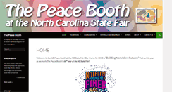 Desktop Screenshot of ncpeacebooth.org